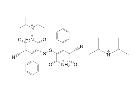 Bis[diisopropylammonium]S,S-Bis[5-cyano-2-phenyl-2,6-dioxopyridine]disulfide salt