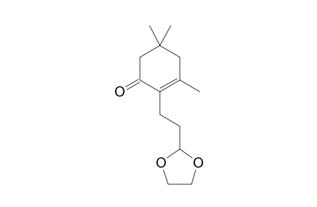 2-[2-(1,3-Dioxolan-2-yl)-ethyl]-3,5,5-trimethylcyclohex-2-en-1-one