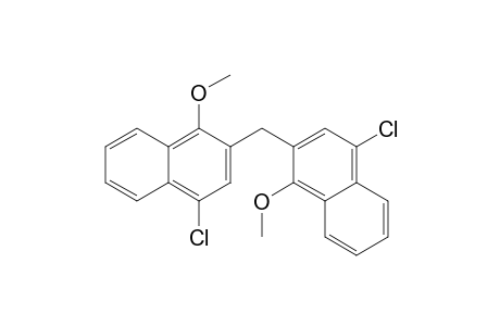 4-Chloranyl-2-[(4-chloranyl-1-methoxy-naphthalen-2-yl)methyl]-1-methoxy-naphthalene