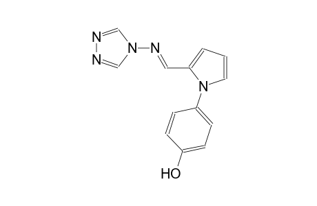 4-{2-[(E)-(4H-1,2,4-triazol-4-ylimino)methyl]-1H-pyrrol-1-yl}phenol