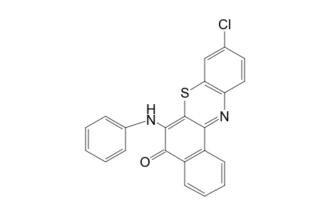 6-ANILINO-9-CHLORO-5H-BENZO[a]PHENOTHIAZIN-5-ONE