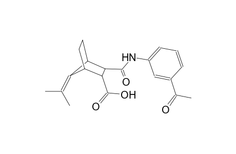 3-[(3-acetylanilino)carbonyl]-7-(1-methylethylidene)bicyclo[2.2.1]heptane-2-carboxylic acid