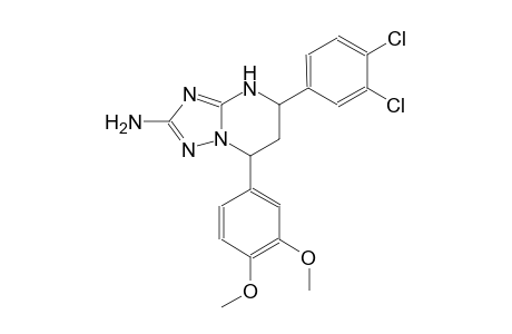 5-(3,4-dichlorophenyl)-7-(3,4-dimethoxyphenyl)-4,5,6,7-tetrahydro[1,2,4]triazolo[1,5-a]pyrimidin-2-ylamine