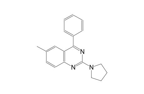 quinazoline, 6-methyl-4-phenyl-2-(1-pyrrolidinyl)-