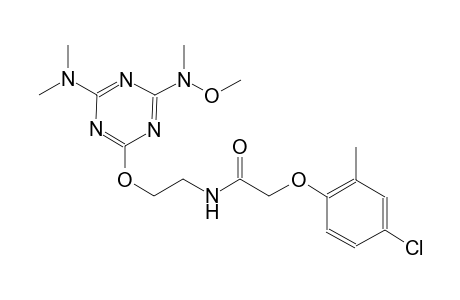acetamide, 2-(4-chloro-2-methylphenoxy)-N-[2-[[4-(dimethylamino)-6-(methoxymethylamino)-1,3,5-triazin-2-yl]oxy]ethyl]-