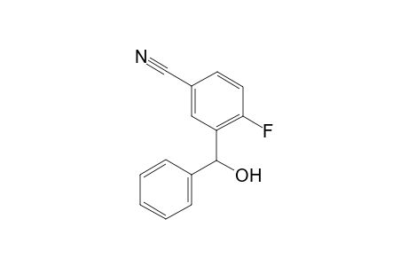 4-Fluoro-3-(hydroxy(phenyl)methyl)benzonitrile