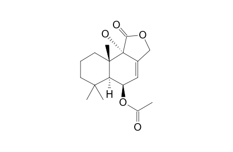 (5R,5as,9as,9bs)-5,5A,6,7,8,9,9A,9B-Octahydro-5-acetoxy-9B-hydroxy-6,6,9A-trimethylnaphtho[1,2-C]furan-1(3H)-one