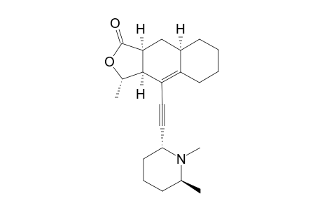 (3S,3aS,8aR,9aS)-4-((2S,6R)-1,2-Dimethylpiperidin-6-yl)ethynyl-3-methyl-3a,5,6,7,8,8a,9,9a-octahydro-3H-naphtho[2,3-c]furan-1-one