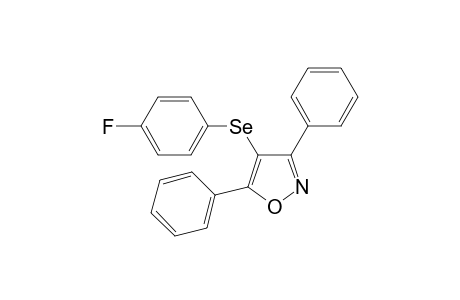 4-(4-Fluorophenylselenyl)-3,5-diphenylisoxazole