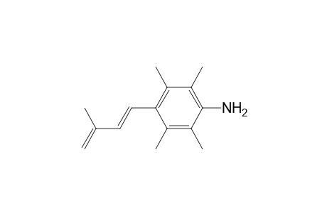 (E)-2,3,5,6-tetramethyl-4-(3'-methylbuta-1',3'-dienyl)aniline