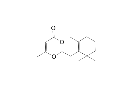 6-Methyl-2-[(2,6,6-trimethyl-1-cyclohexenyl)methyl]-1,3-dioxin-4-one