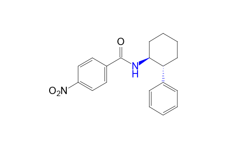 (+/-)-p-nitro-N-(trans-2-phenylcyclohexyl)benzamide