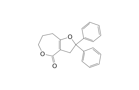 2,2-Diphenyl-2,3,7,8-tetrahydrofuro[3,2-c]oxepin-4(6H)-one