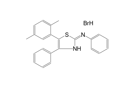 N-((2E)-5-(2,5-dimethylphenyl)-4-phenyl-1,3-thiazol-2(3H)-ylidene)aniline hydrobromide