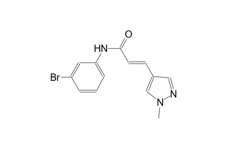 (2E)-N-(3-bromophenyl)-3-(1-methyl-1H-pyrazol-4-yl)-2-propenamide