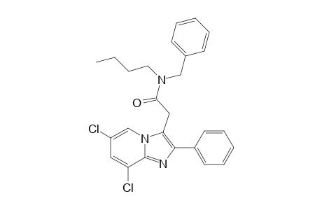N-Benzyl-N-butyl-[2'-phenyl-6',8'-dichloroimidazo[1,2-a]pyridin-3'-yl]acetamide