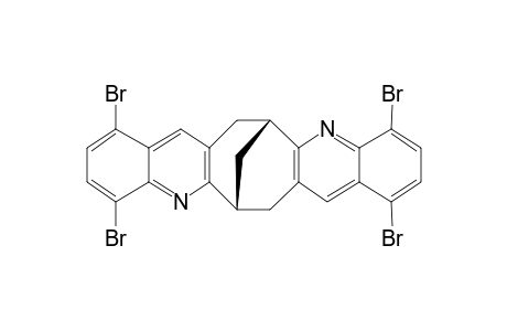 1,4,9,12-Tetrabromo-6,7,14,15-tetrahydro-6.beta,14..beta.-methanocycloocta[1,2-b:5,6-b']diquinoline