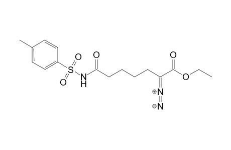 Ethyl 2-diazo-6-(N-tolsylcarbamoyl)hexanoate