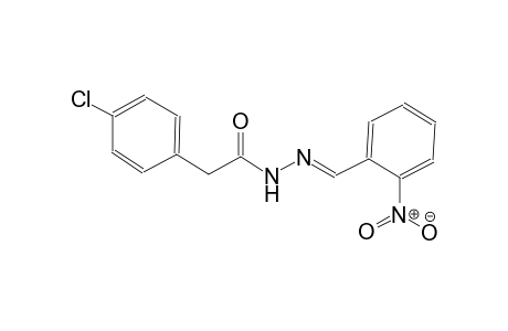 benzeneacetic acid, 4-chloro-, 2-[(E)-(2-nitrophenyl)methylidene]hydrazide