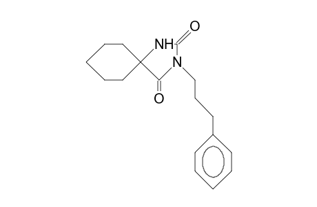 3-(3-Phenyl-propyl)-1,3-diaza-spiro(4.5)decane-2,4-dione