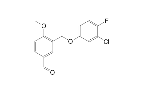 benzaldehyde, 3-[(3-chloro-4-fluorophenoxy)methyl]-4-methoxy-