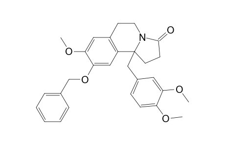1,5,6,10b-tetrahydro-8-methoxy-10b-[(3,4-dimethoxyphenyl)methyl]-9-(phenylmethoxy)pyrrolo[2,1-a]isoquinolin-3(2H)-one