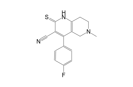 4-(4-Fluorophenyl)-6-methyl-2-sulfanylidene-1,5,7,8-tetrahydro-1,6-naphthyridine-3-carbonitrile