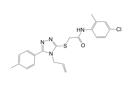 2-{[4-allyl-5-(4-methylphenyl)-4H-1,2,4-triazol-3-yl]sulfanyl}-N-(4-chloro-2-methylphenyl)acetamide