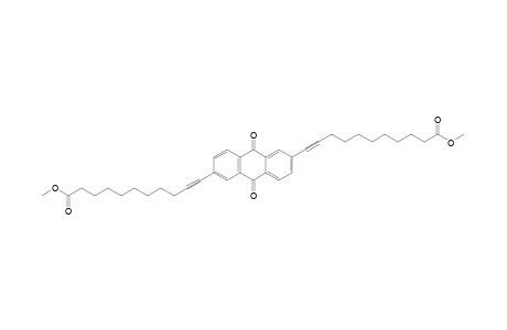 Dimethyl 11,11'-(9",10"-dioxoanthracene-2",6"-diyl)-bis[undec-10-ynoate]