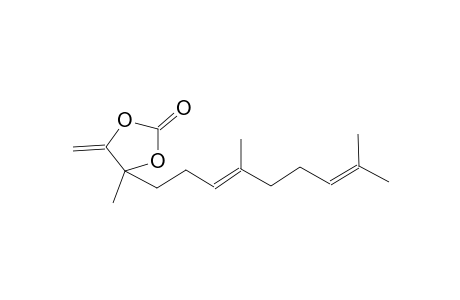4-[(3E)-4,8-Dimethyl-3,7-nonadienyl]-4-methyl-5-methylene-1,3-dioxolan-2-one