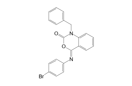 (Z)-1-BENZYL-4-(4-BROMOPHENYLIMINO)-1,4-DIHYDRO-2H-3,1-BENZOXAZIN-2-ONE