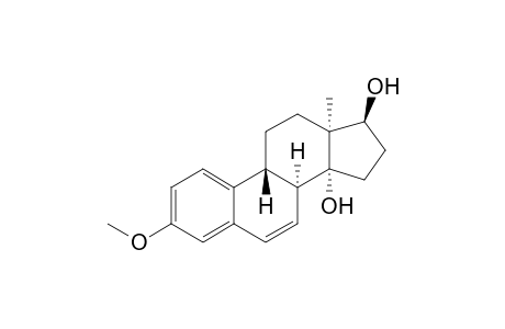 rac-(8.alpha.,9.beta.,13.alpha.,14.alpha.,17.beta.)-3-Methoxyestra-1(10),2,4,6-tetraene-14,17-diol