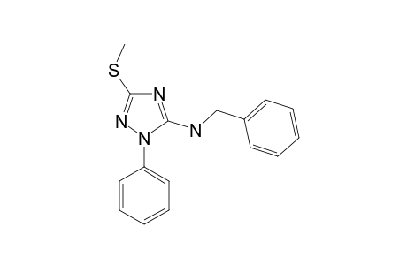 1-PHENYL-5-BENZYLAMINO-3-METHYLTHIO-1-H-1,2,4-TRIAZOLE