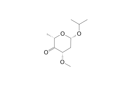 ISOPROPYL-2,6-DIDEOXY-3-O-METHYL-BETA-L-THREO-HEXOPYRANOSIDE-4-ULOSE
