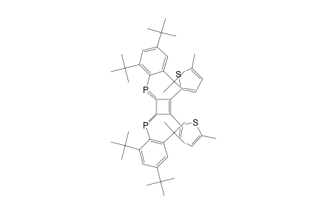 [2,3-bis(5-Methyl-2-thienyl)-4-(2,4,6-tritert-butylphenyl)phosphanylidene-cyclobut-2-en-1-ylidene]-(2,4,6-tritert-butylphenyl)phosphane