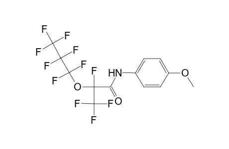 2,3,3,3-Tetrafluoro-2-(1,1,2,2,3,3,3-heptafluoropropoxy)-N-(4-methoxyphenyl)propanamide