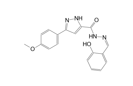 1H-pyrazole-5-carboxylic acid, 3-(4-methoxyphenyl)-, 2-[(Z)-(2-hydroxyphenyl)methylidene]hydrazide