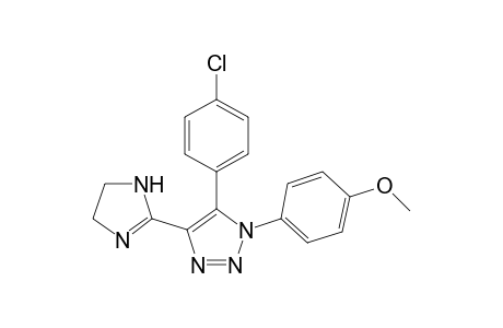 1-(p-Methoxyphenyl)-4-(2-imidazolinyl)-5-(p-chlorophenyl)-1,2,3-triazole
