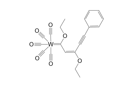(3E)-2,4-Diethoxy-6-phenyl-1-pentacarbonyltungsta-1,3-hexadien-5-yne