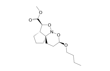METHYL-(2R*,2AR*,5AR*)-8-BUTOXYOCTAHYDRO-1,9-DIOXA-9A-AZACYCLOPENT-[C]-INDENE-2-CARBOXYLATE