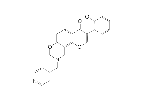 4H,8H-pyrano[2,3-f][1,3]benzoxazin-4-one, 9,10-dihydro-3-(2-methoxyphenyl)-9-(4-pyridinylmethyl)-