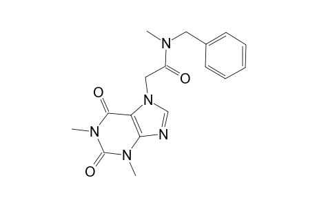 Acetamide, N-benzyl-2-(1,3-dimethyl-2,6-dioxo-1,2,3,6-tetrahydropurin-7-yl)-N-methyl-