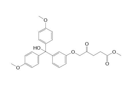 5-[3-(Bis-4-methoxyphenyl)hydroxymethyl]phenoxylevulinic acid methyl ester