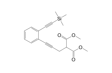 Dimethyl (3-{2-[(trimethylsilyl)ethynyl]phenyl}prop-2-yn-1-yl)-propanedioate