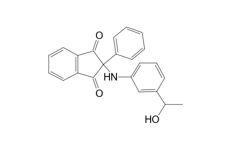 2-[3-(1-Hydroxy-ethyl)-phenylamino]-2-phenyl-indan-1,3-dione
