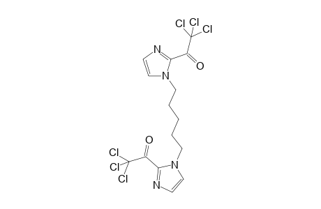 1,1'-(1,5-Pentamethylene)-2,2'-bis(trichloroacetyl)bis(imidazole)