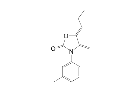 (5Z)-4-METHYLENE-5-PROPYLIDENE-N-(META-TOLYL)-2-OXAZOLIDINONE