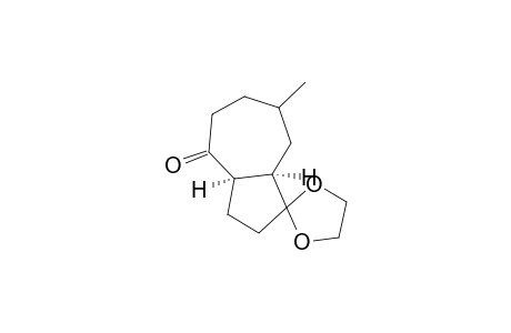 Spiro[azulene-1(4H),2'-[1,3]dioxolan]-4-one, octahydro-7-methyl-, (3a.alpha.,7.alpha.,8a.beta.)-