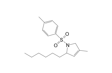 2-Hexyl-4-methyl-1-(p-toluenesulfonyl)-2,5-dihydro-1H-pyrrole