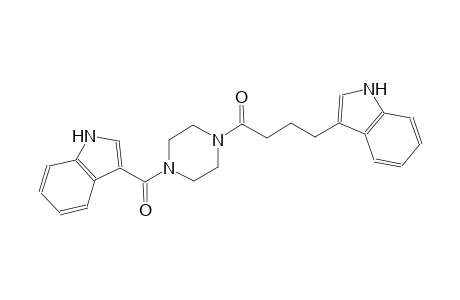 1H-indole, 3-[[4-[4-(1H-indol-3-yl)-1-oxobutyl]-1-piperazinyl]carbonyl]-